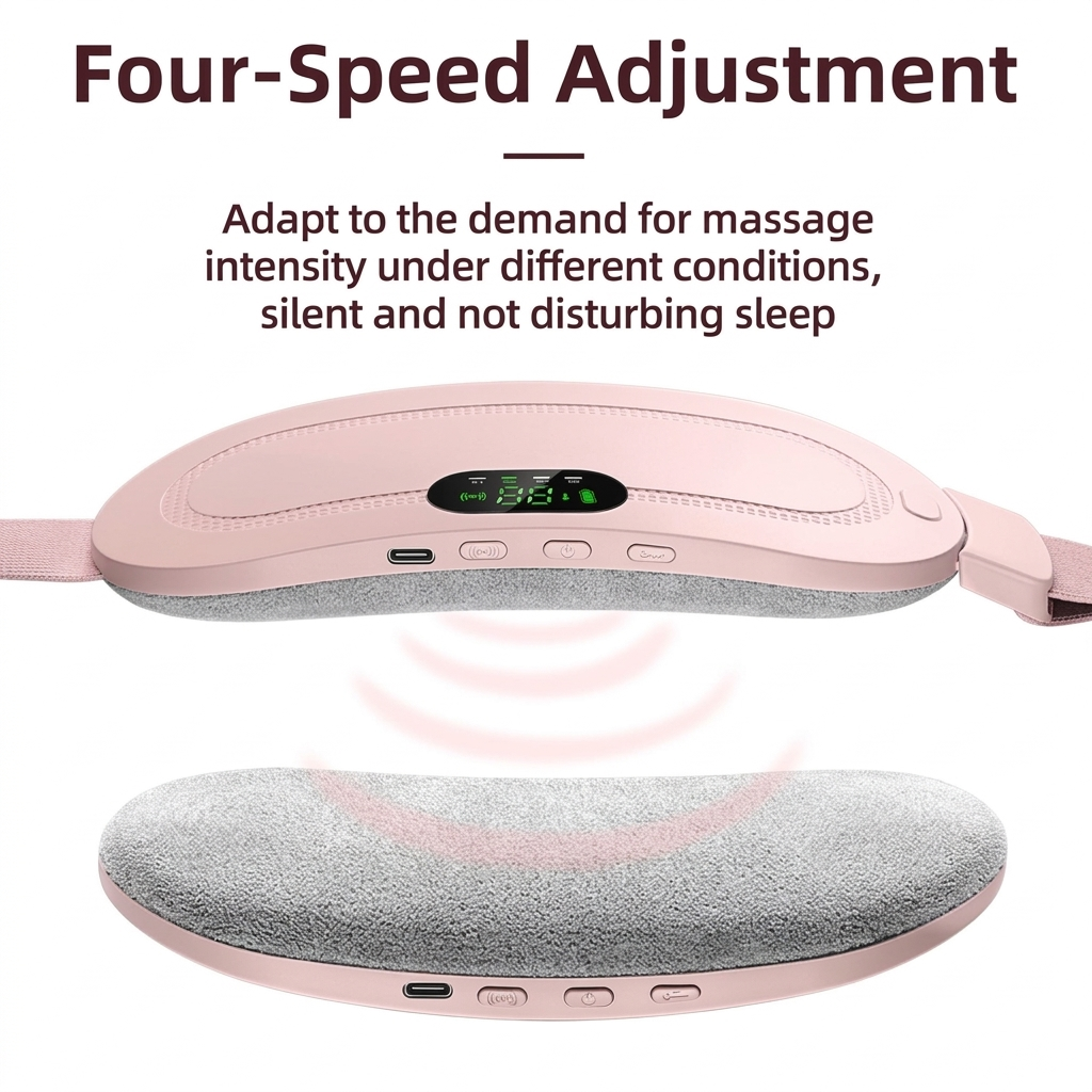 Period Cramp Relief Massager with Heating Pad