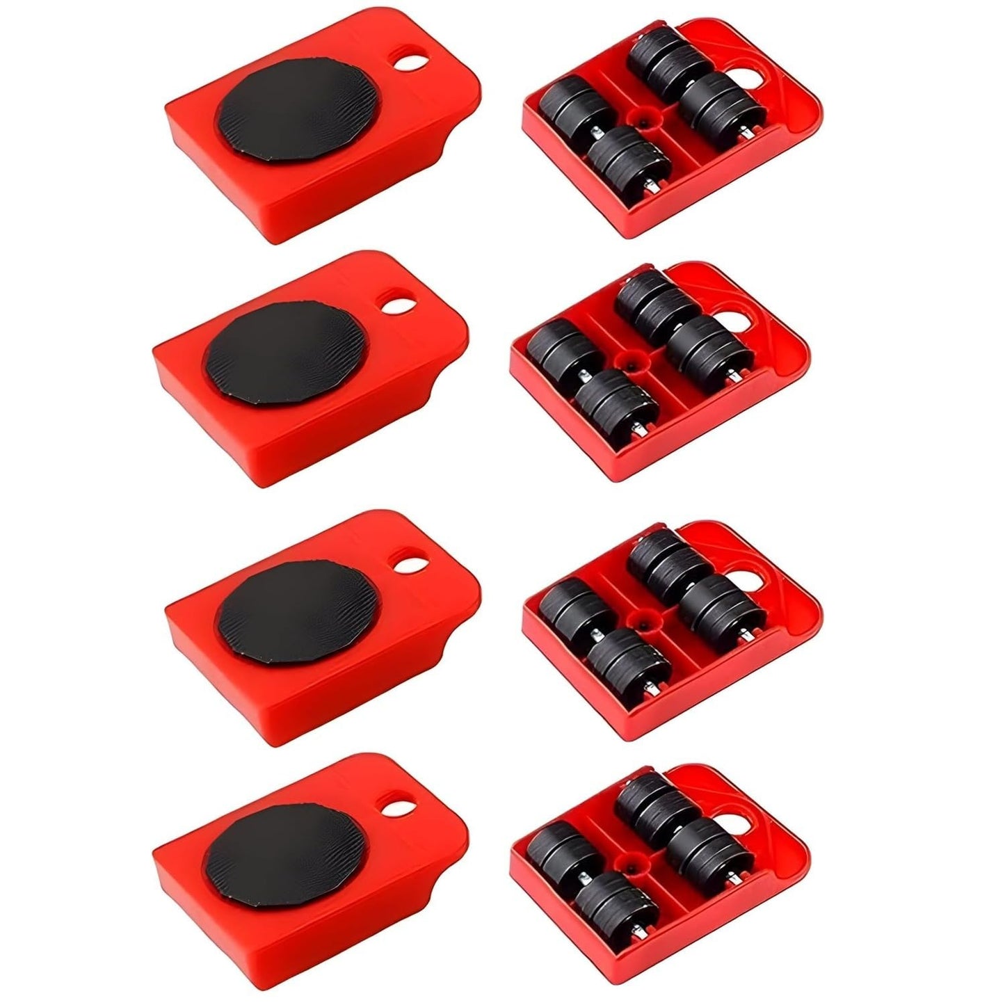 Furniture Lifting Moving Wheel - Heavy Duty Pads Easy and Safe Moving Slider Tools for Shifting Washing Machines, Fridge, Sofa and Wardrobes | Max Load 150KG/331LBS (Only Wheel Pad, Pack of 4)