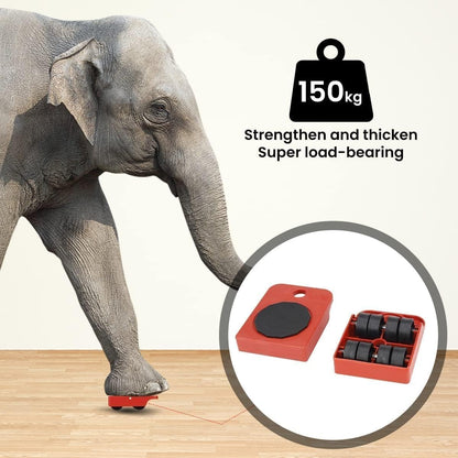 Furniture Lifting Moving Wheel - Heavy Duty Pads Easy and Safe Moving Slider Tools for Shifting Washing Machines, Fridge, Sofa and Wardrobes | Max Load 150KG/331LBS (Only Wheel Pad, Pack of 4)