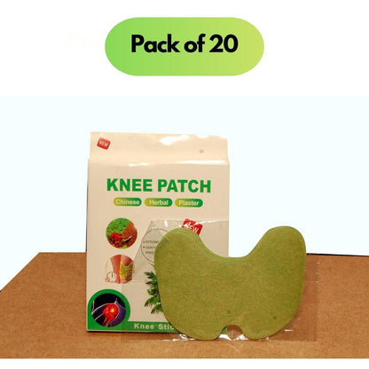Herbal Knee Pain Relief Patches (Pack of 20)