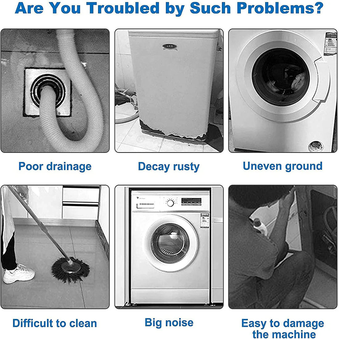 4Pcs Anti Vibration Pads for Washing Machine