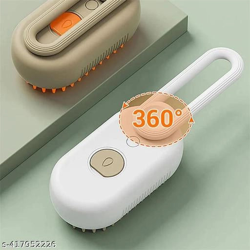 PuffBrush™ Pet Steam Brush – Comb, Massage & Bathe in One Go