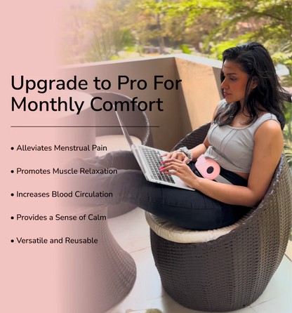 Period Cramp Relief Massager with Heating Pad