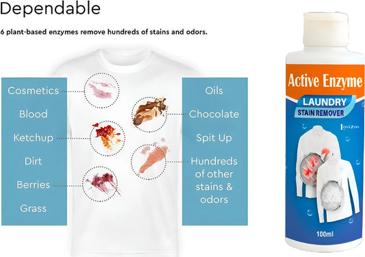 Active Enzyme Laundry Stain Remover 🔥BUY 1 & GET 1 FREE🔥