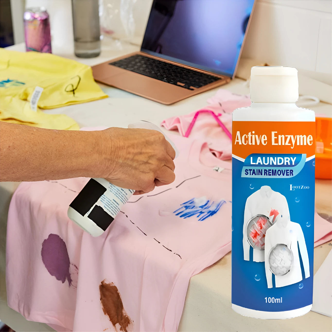 Active Enzyme Laundry Stain Remover 🔥BUY 1 & GET 1 FREE🔥